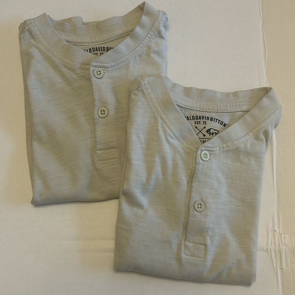 Boy Twins | 2 T-Shirts | Oatmeal Colored | Buffalo David Bitton | Size 5 - Picture 5 of 5